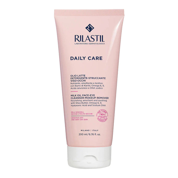 Rilastil Daily Care Olio Latte Detergente Struccante Viso E Occhi Pelli Sensibili 200ml