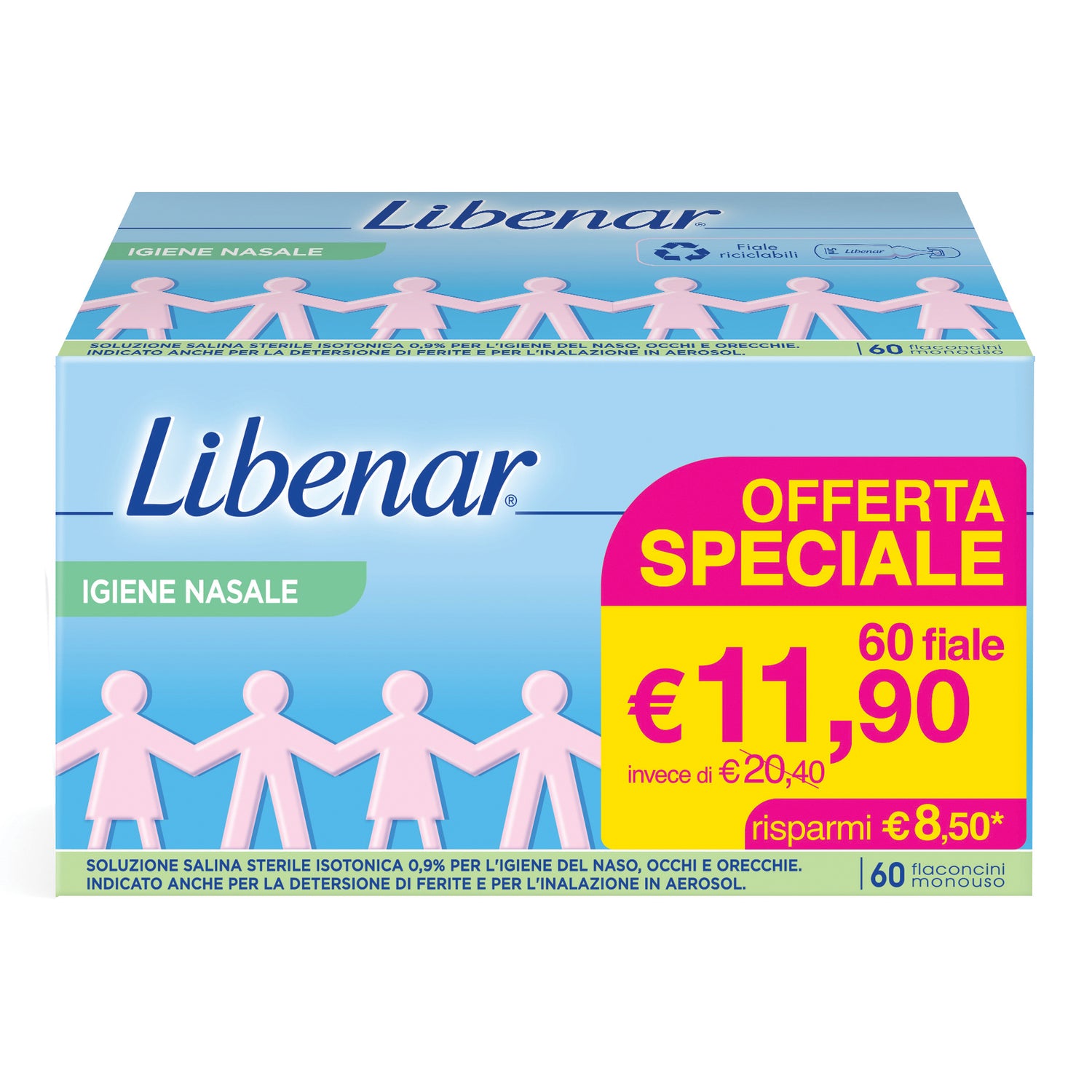 LIBENAR IGIENE NAS ISOTON 60FL