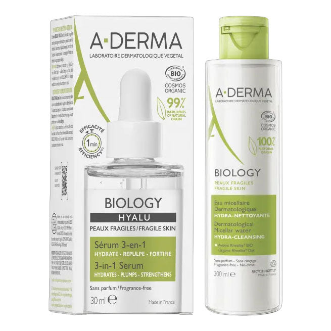 Aderma Biology AD Routine Idratazione - Hyalu Siero 3 In 1 30ml + Acqua Micellare 100ml Omaggio