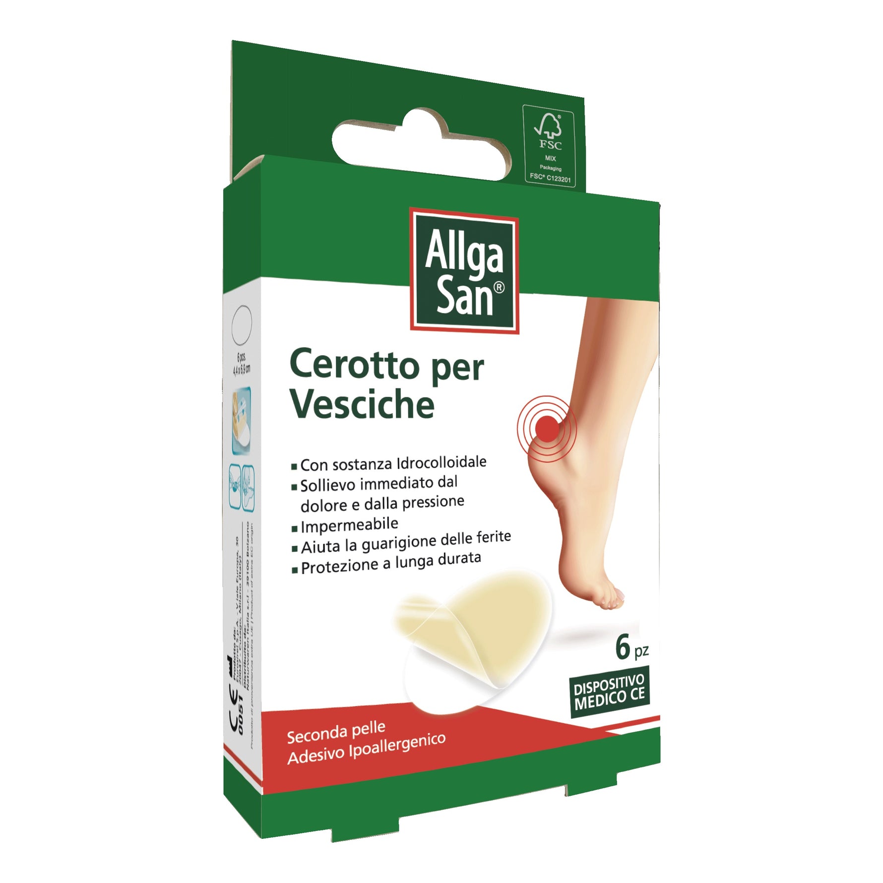 ALLGASAN CEROTTO VESCICHE 6PZ

