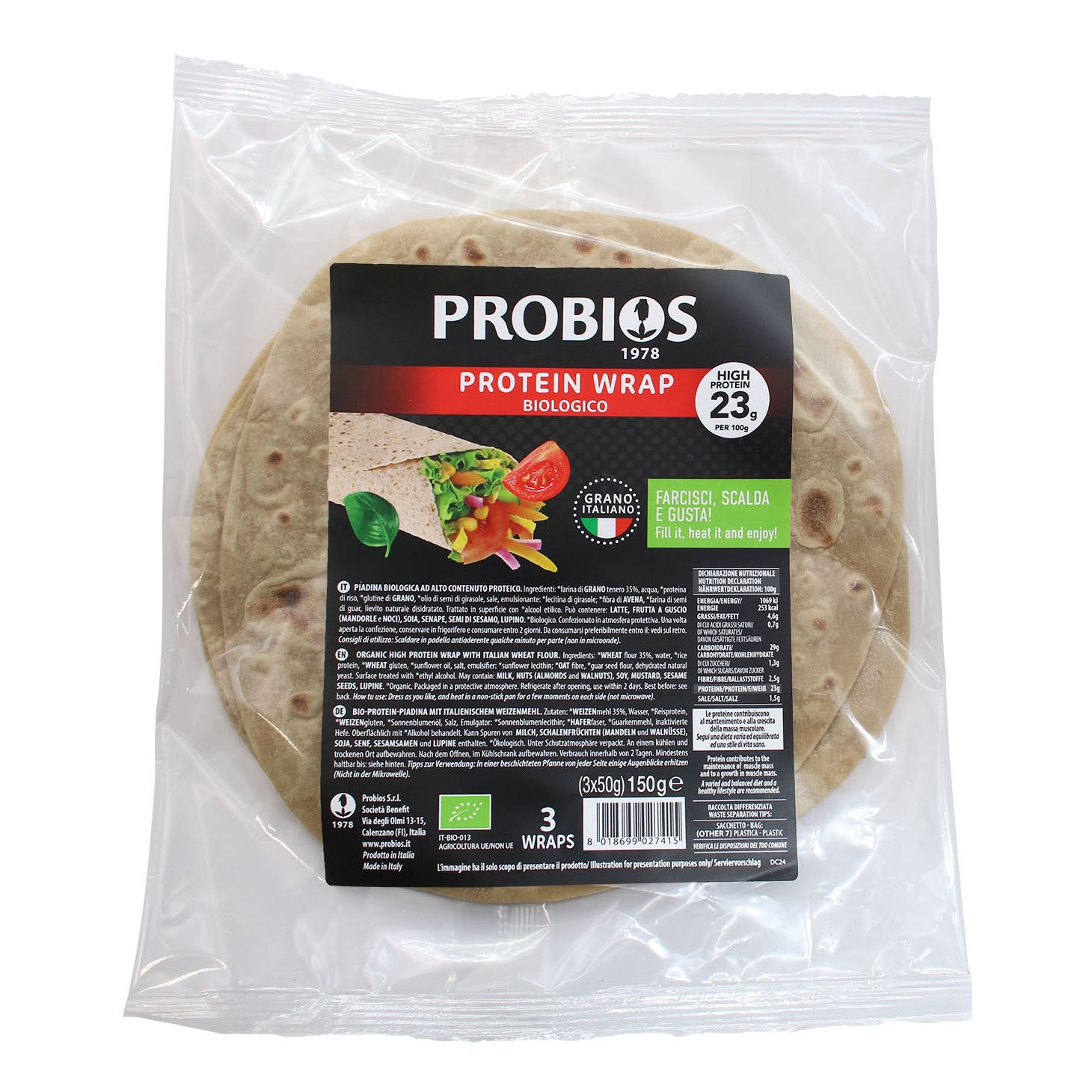 PROBIOS PROTEIN WRAP 150G
