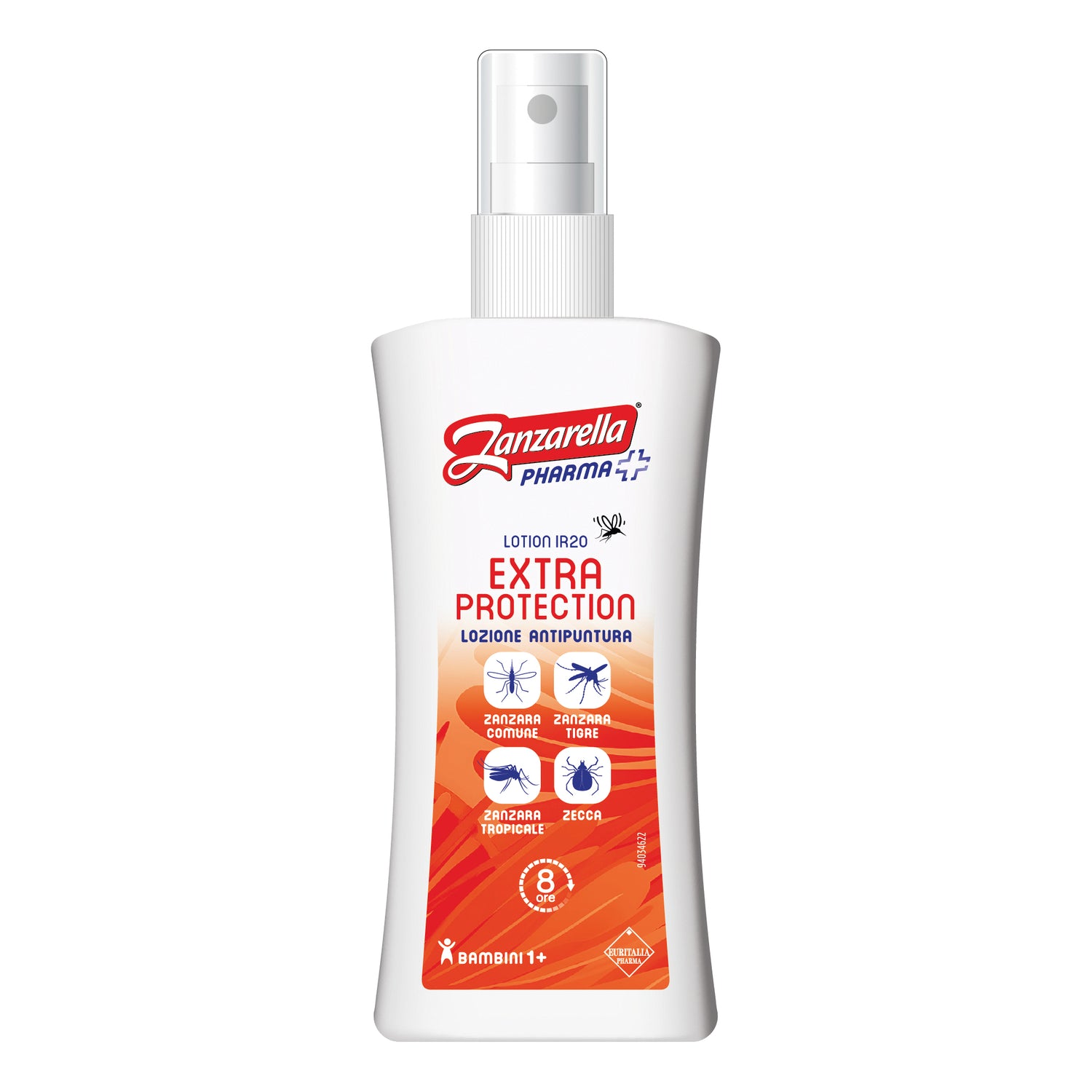 Zanzarella Lozione Insetto Repellente E Anti-Zanzare Lotion IR20 Extra Protection 100ml
