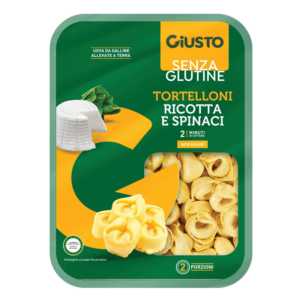 GIUSTO S/G TORTELLONI RIC/SPIN  