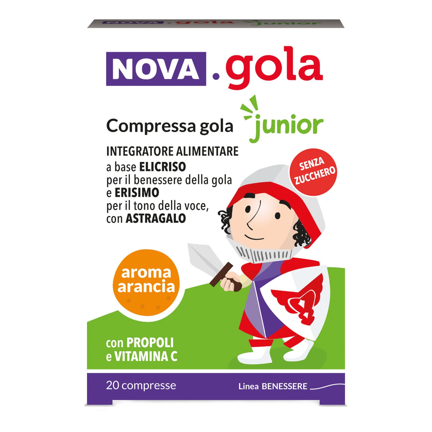 NOVA GOLA JUNIOR ARANCIA 20CPR
