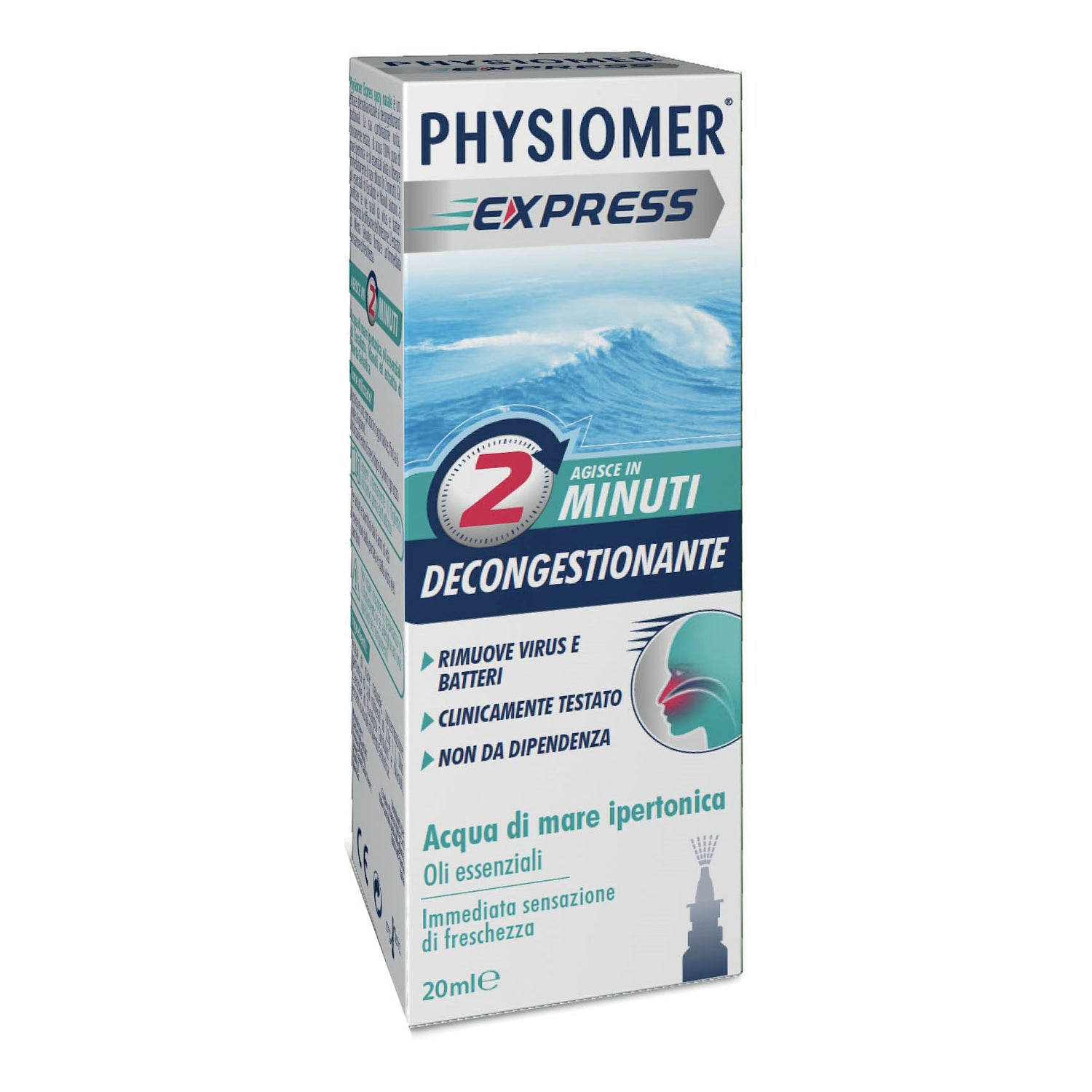 PHYSIOMER EXPRESS SPRAY 20ML
