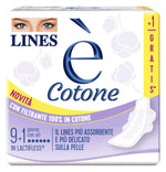 LINES E' COTONE ALI 9+1PZ  