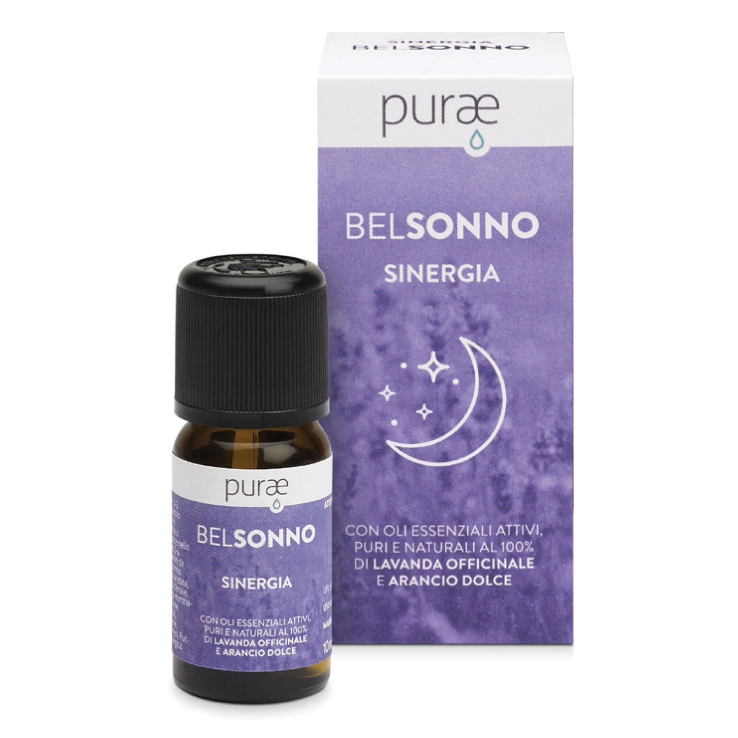 Purae BelSonno | Sinergia Oli Essenziali Sonno Adulti | 10ml