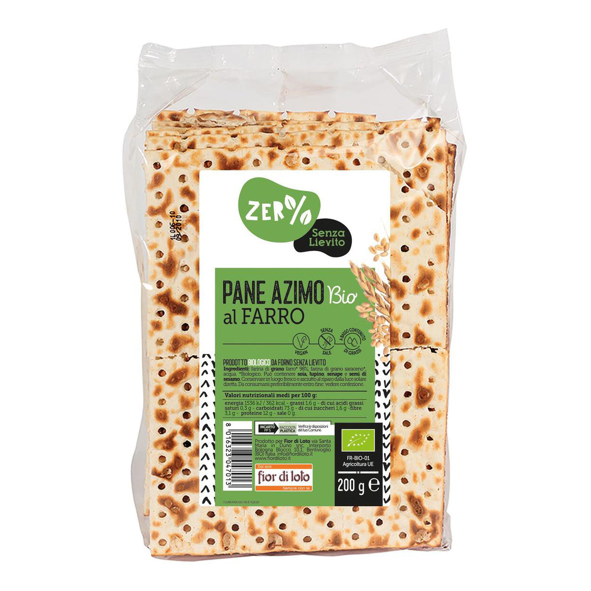 ZER% LIEVITO PANE AZZIMO FARRO  