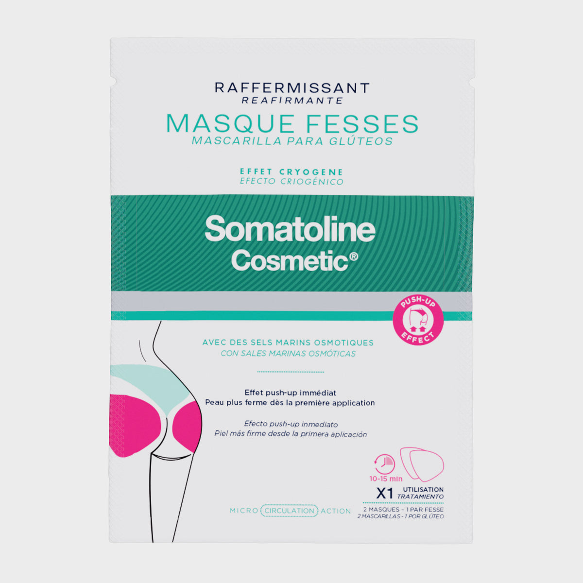 Somatoline Skin Expert Glutei Maschera Rassodante 1 Trattamento 2 Maschere  