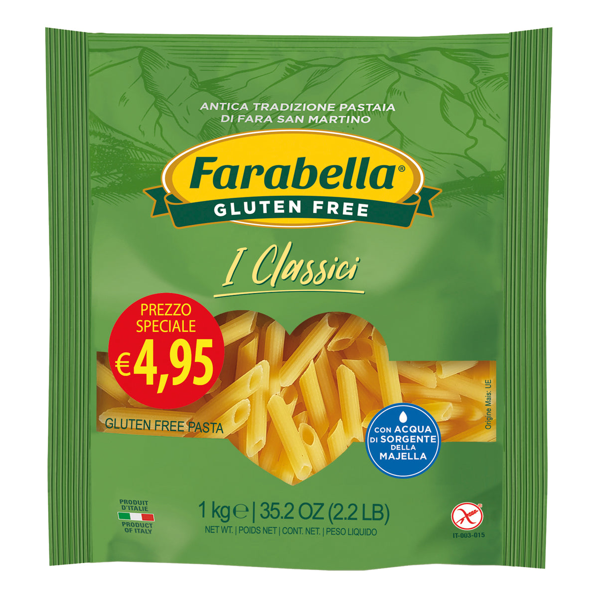 FARABELLA PENNE RIGATE PROM1KG  