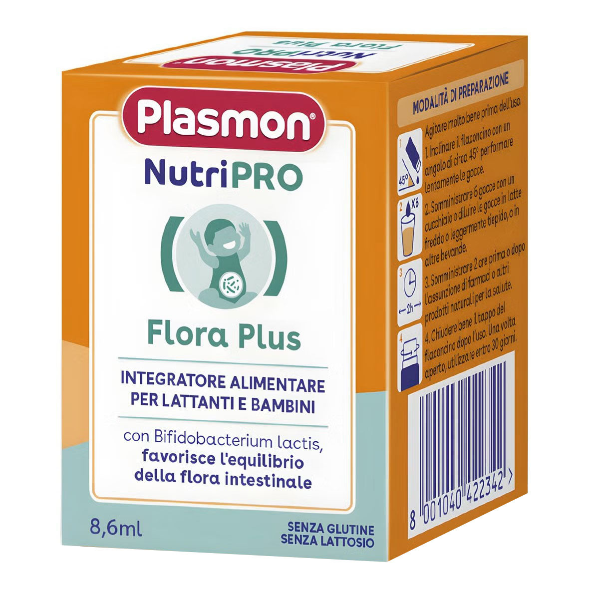 PLASMON NUTRIPRO FLORA+ 8,6ML
