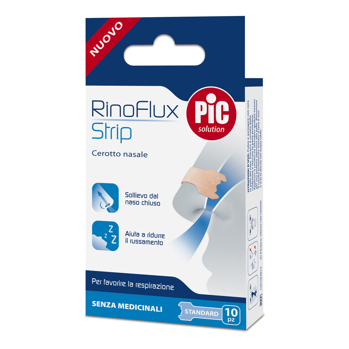 RINOFLUX CEROTTO NASALE STD10P  