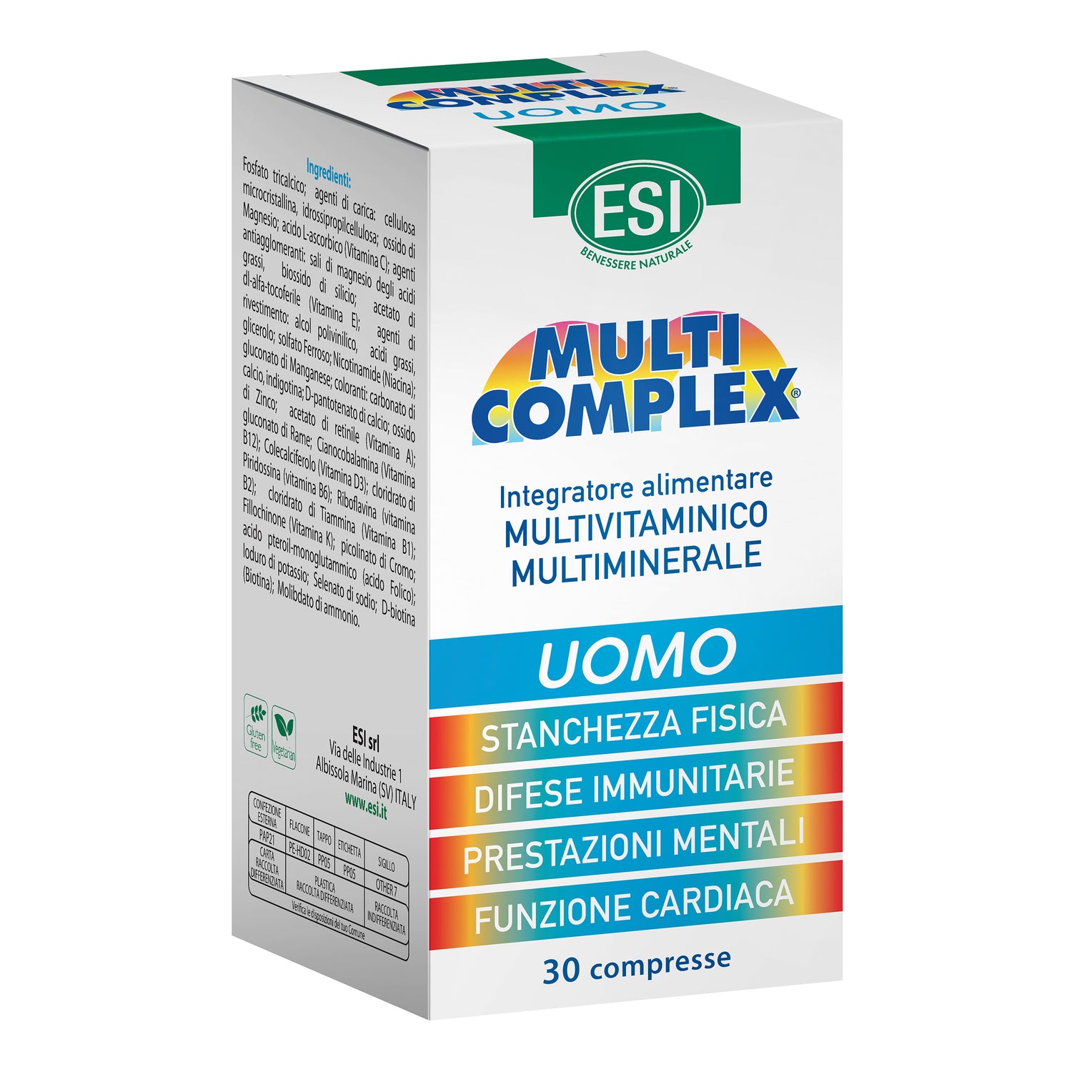 Esi Multicomplex Uomo 30 Compresse