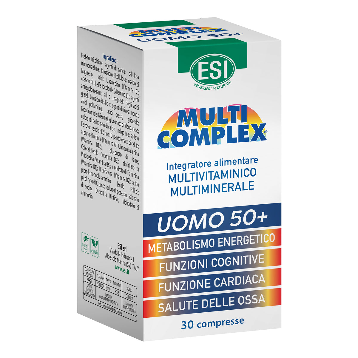 Esi Multicomplex Uomo 50+ 30 Compresse  