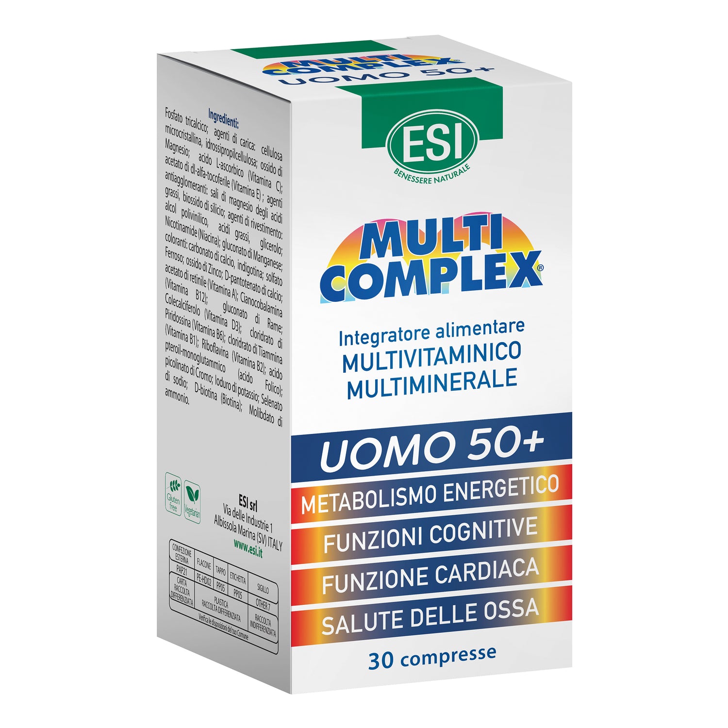 Esi Multicomplex Uomo 50+ 30 Compresse