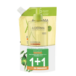 A-Derma Exomega Control | Olio Lavante Emolliente Pelle Atopica | Duo Pack 500ml+500ml  