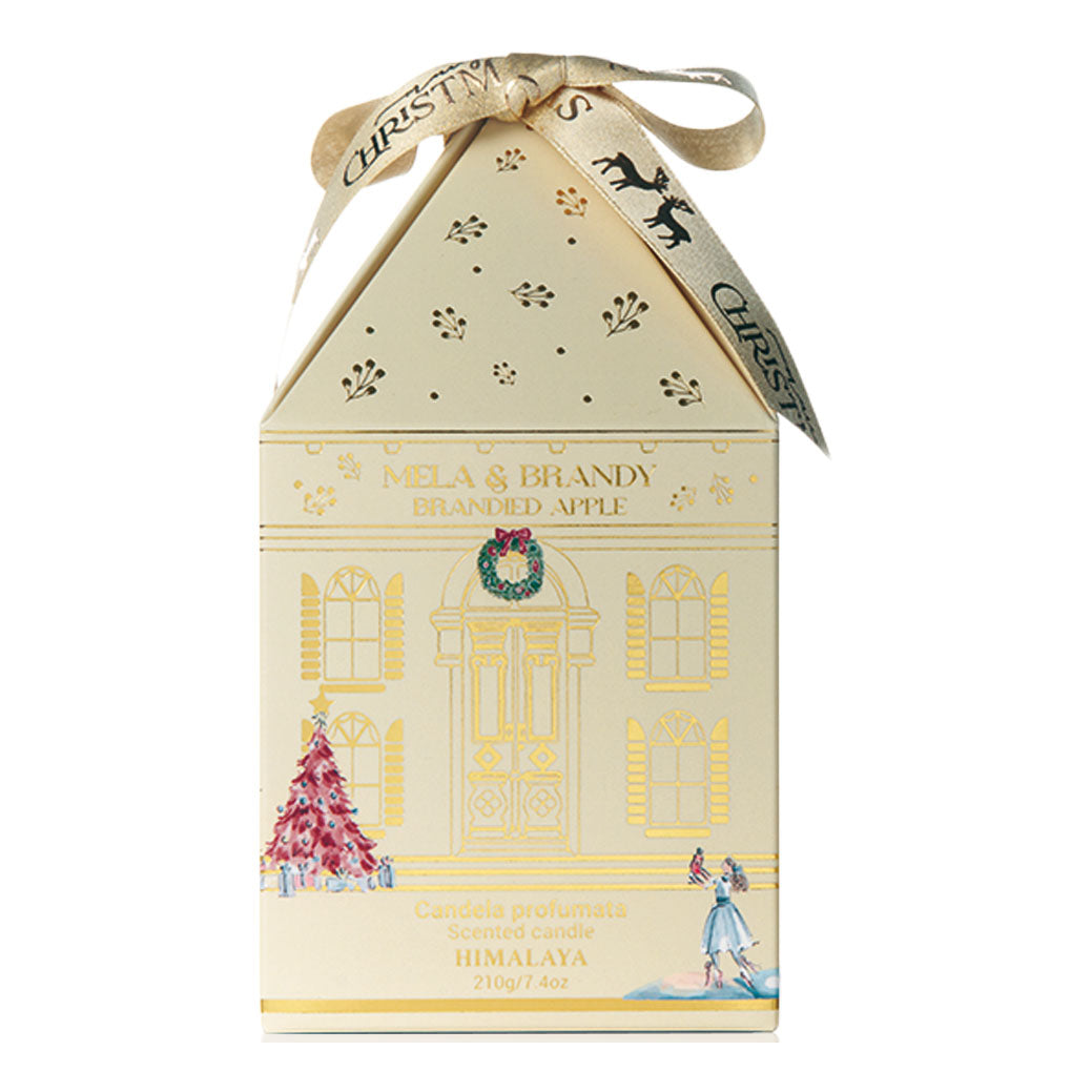 Himalaya Candle Joy Home Christmas - Candela Mela &amp; Brandy 210g
