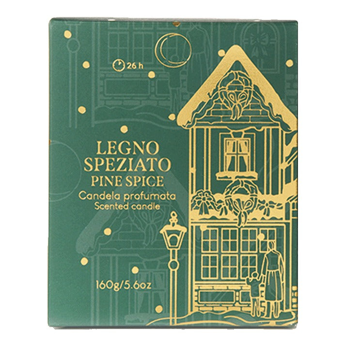 Himalaya Candle Christmas Ball - Candela Legno Speziato 160g