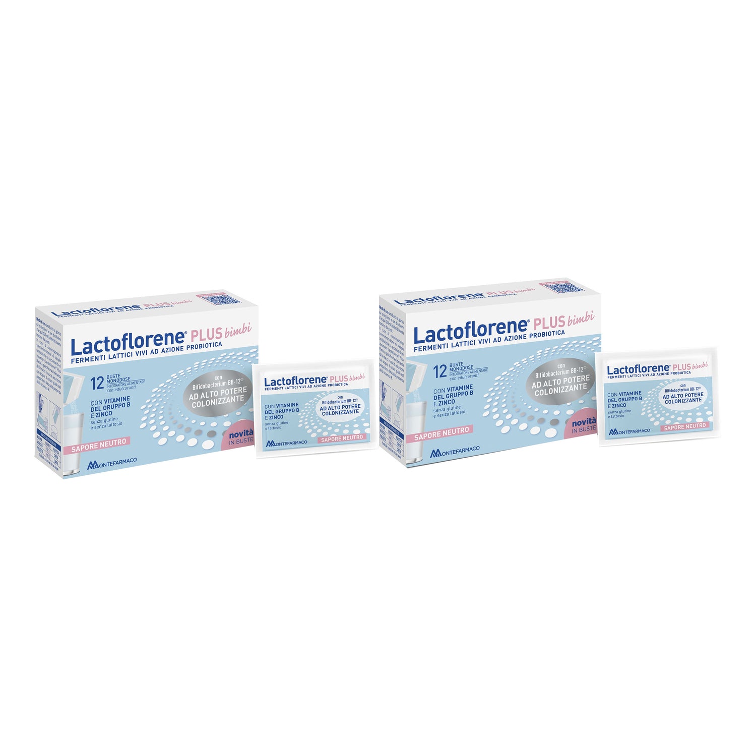 Lactoflorene Plus Bimbi Integratore Di Fermenti Lattici Bipack 12 +12 Bustine