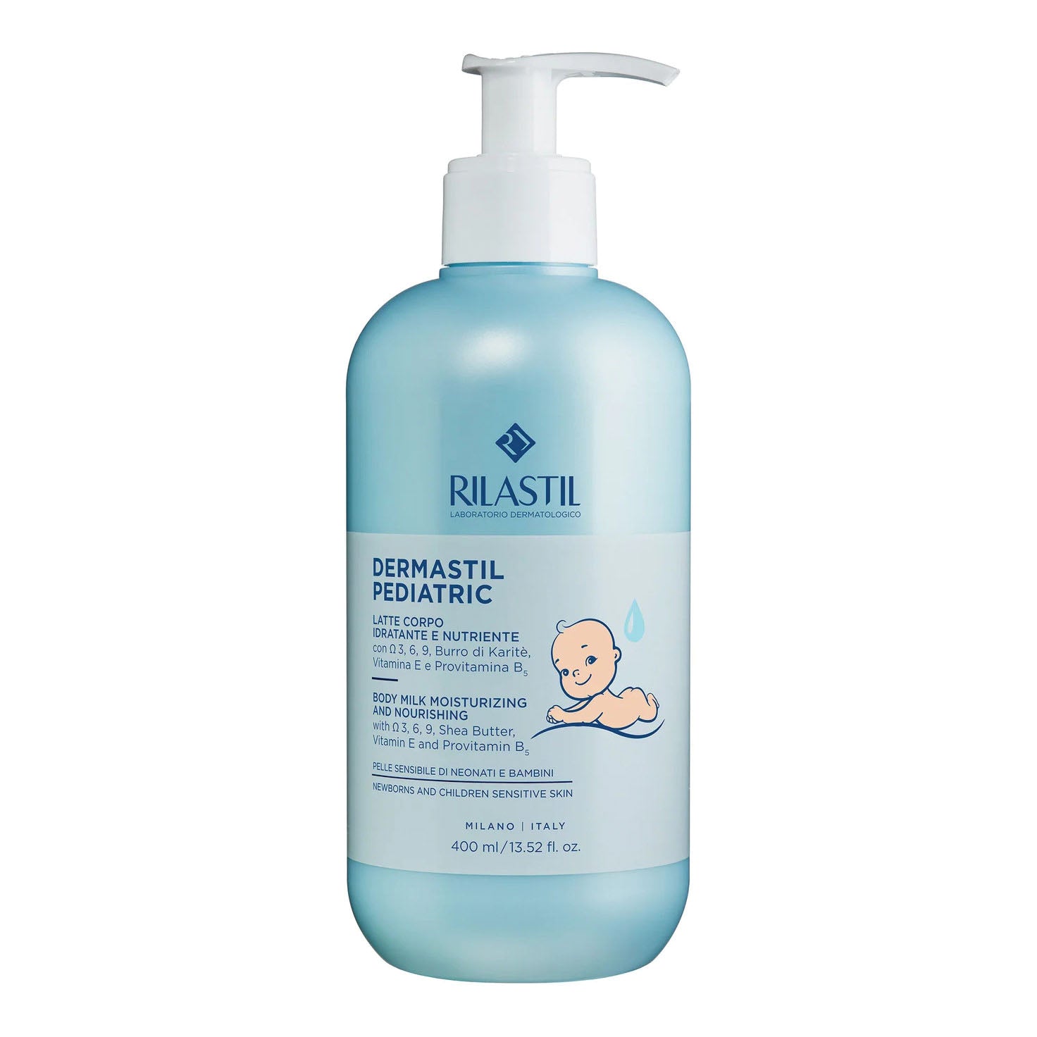 Rilastil Dermastil Pediatric Latte Corpo Idratante 400 ml