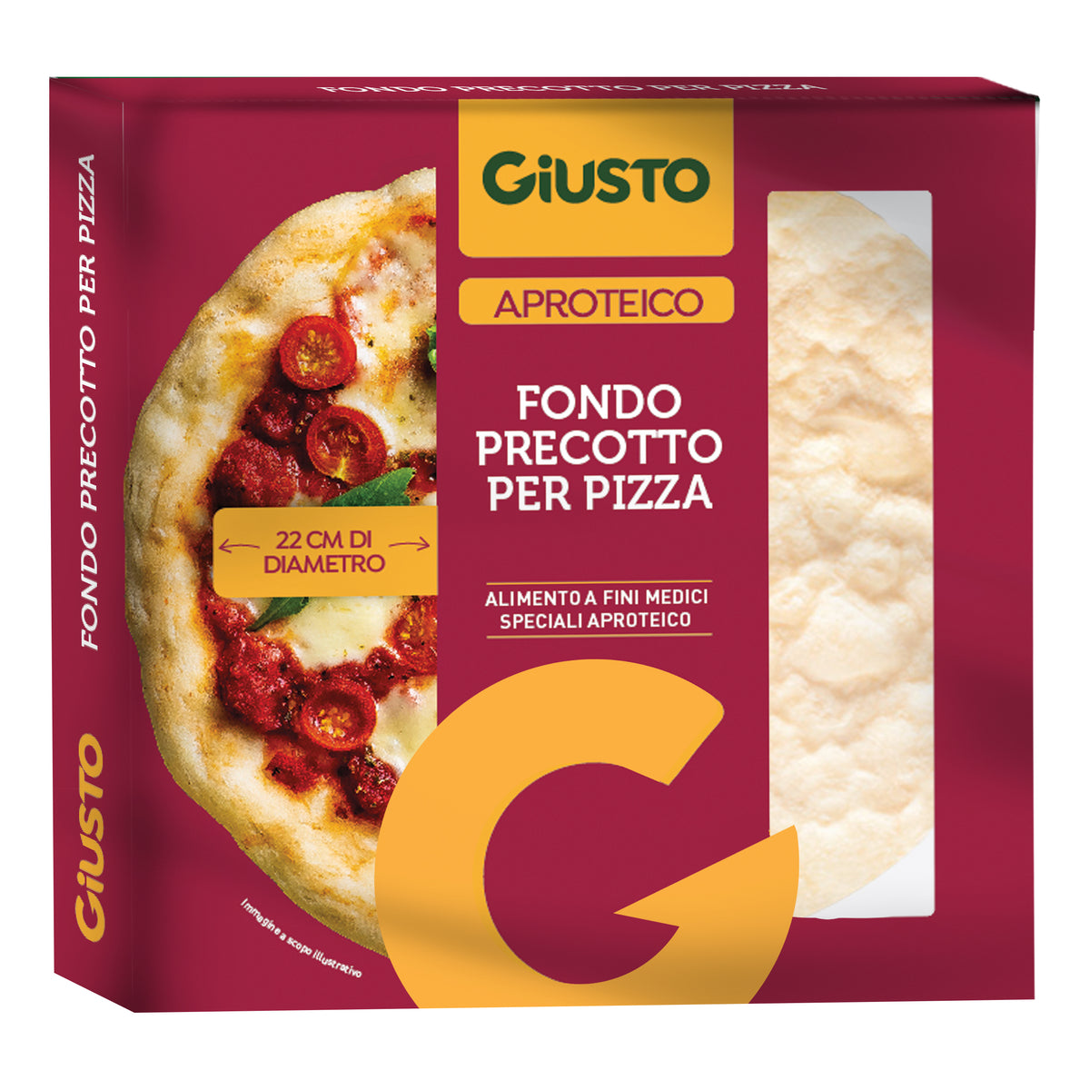 GIUSTO APROT FONDO PIZZA 200G  