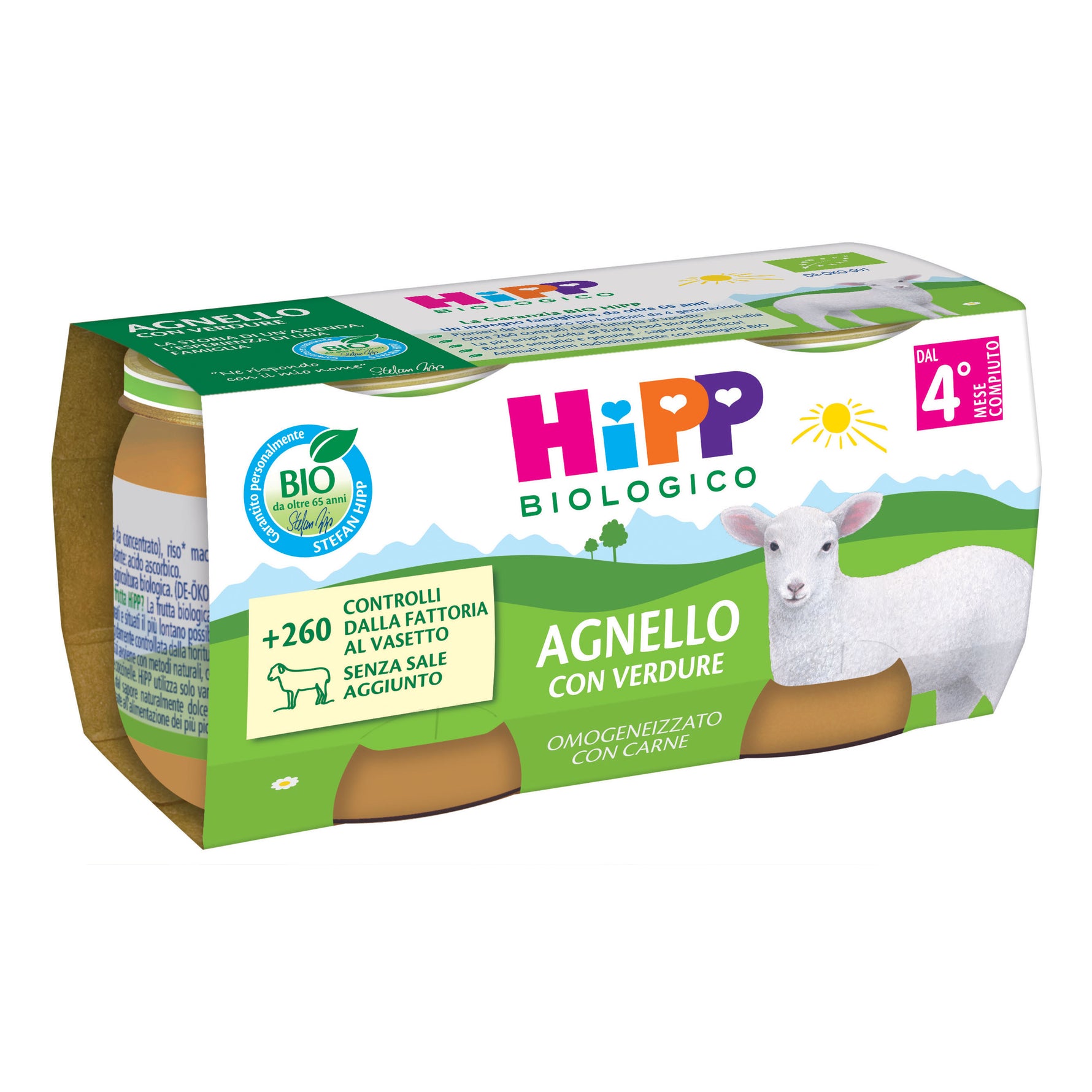 HIPP BIO OMOG AGNELLO VER2X80G
