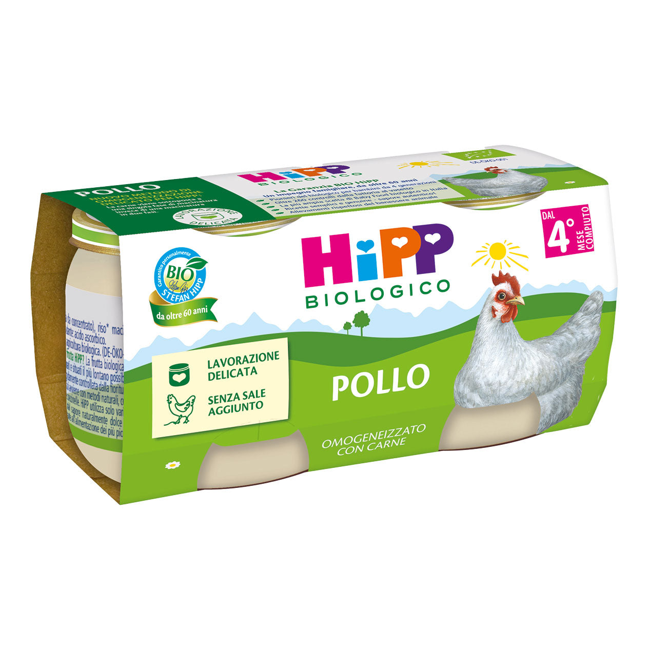 HIPP BIO OMOG POLLO 2X80G