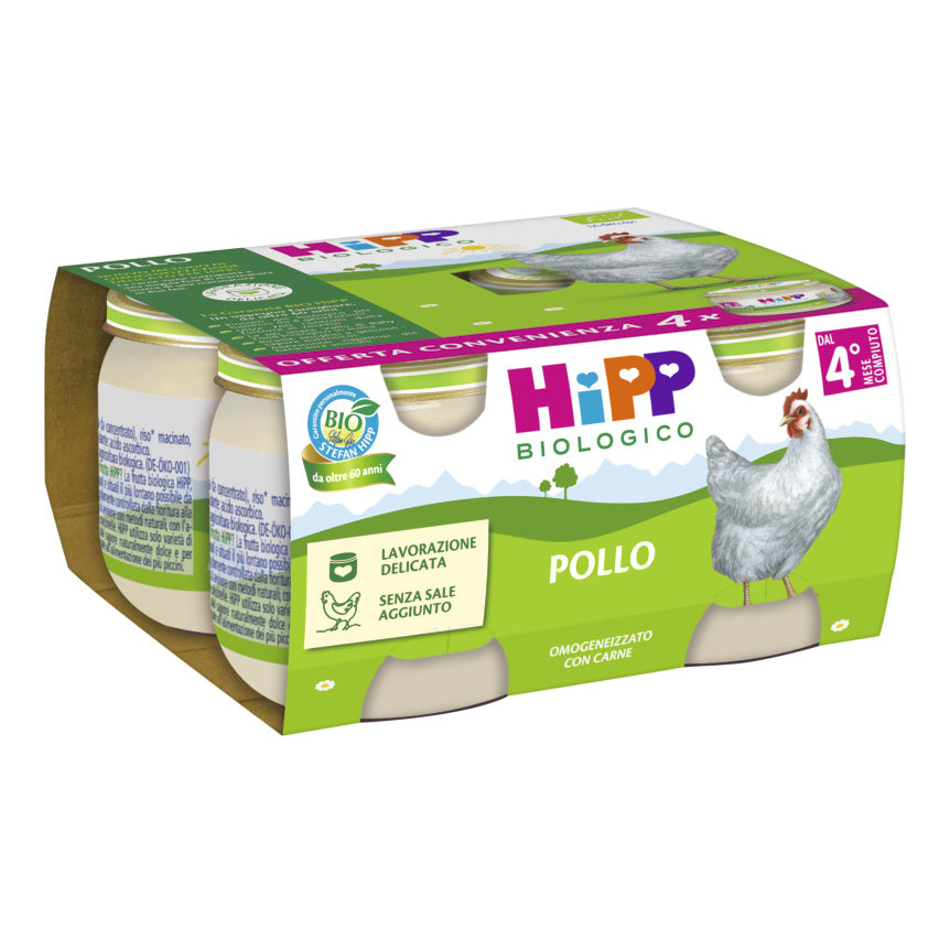 HIPP BIO OMOG POLLO 4X80G
