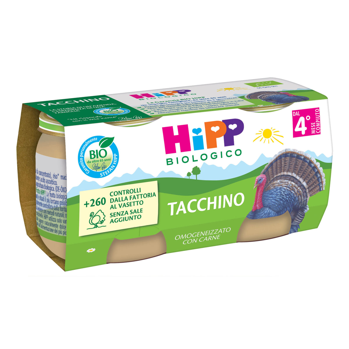 HIPP BIO OMOG TACCHINO 2X80G  