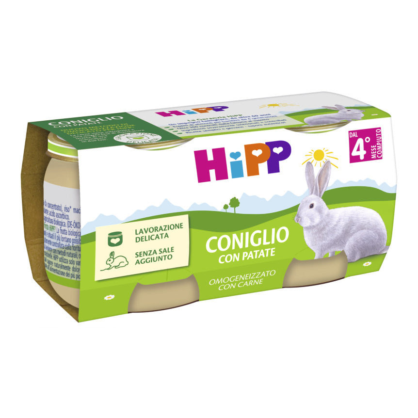 HIPP OMOG CONIGLIO PATATE2X80G