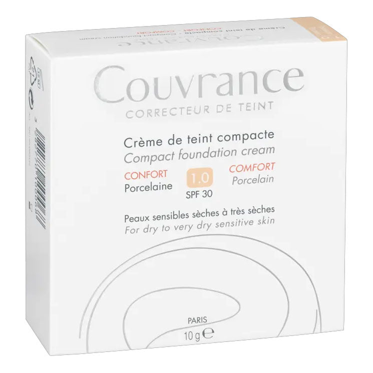 Avene Couvrance Fondotinta Compatto In Crema N. 1.1 Naturale