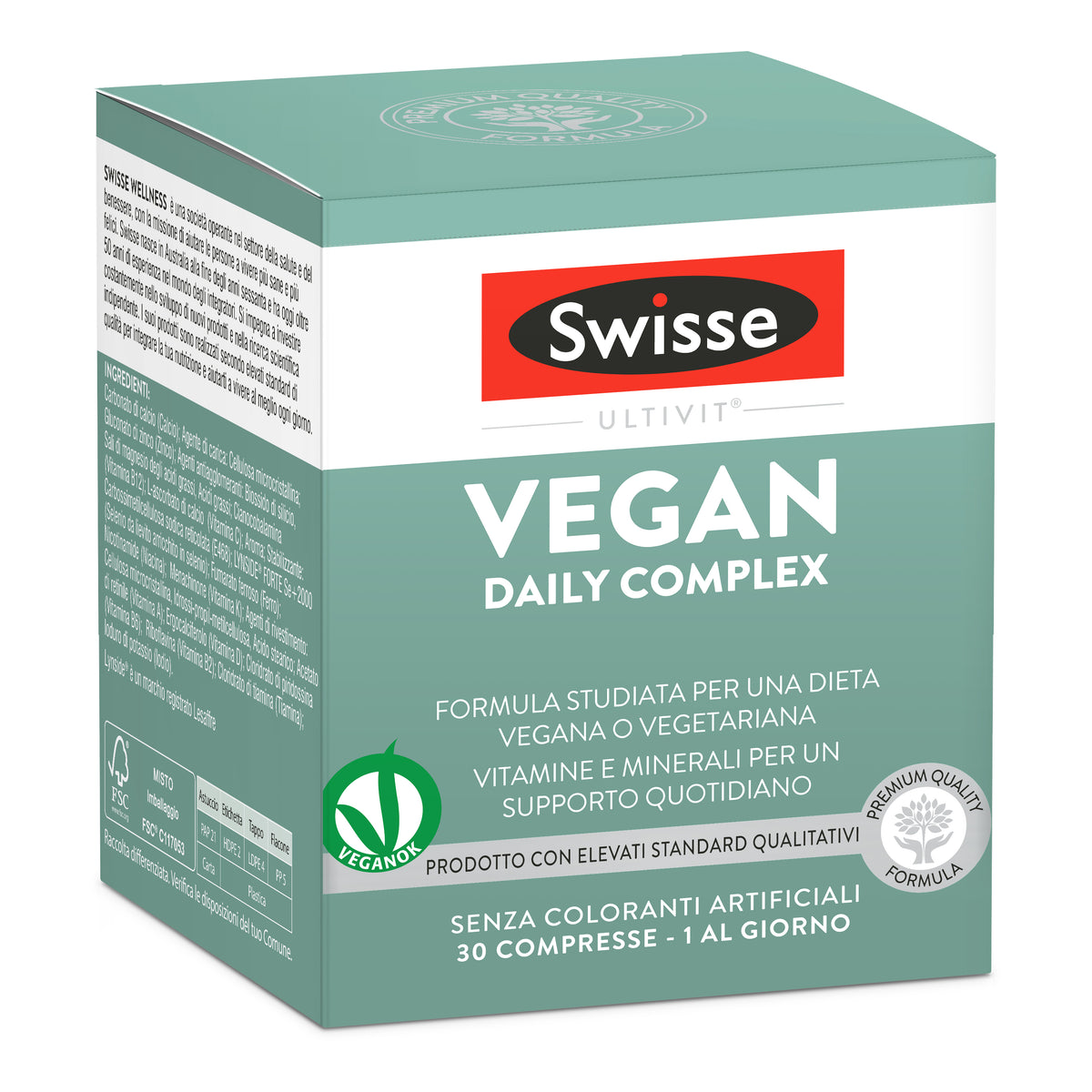 SWISSE VEGAN DAILY COMPL 30CPR  