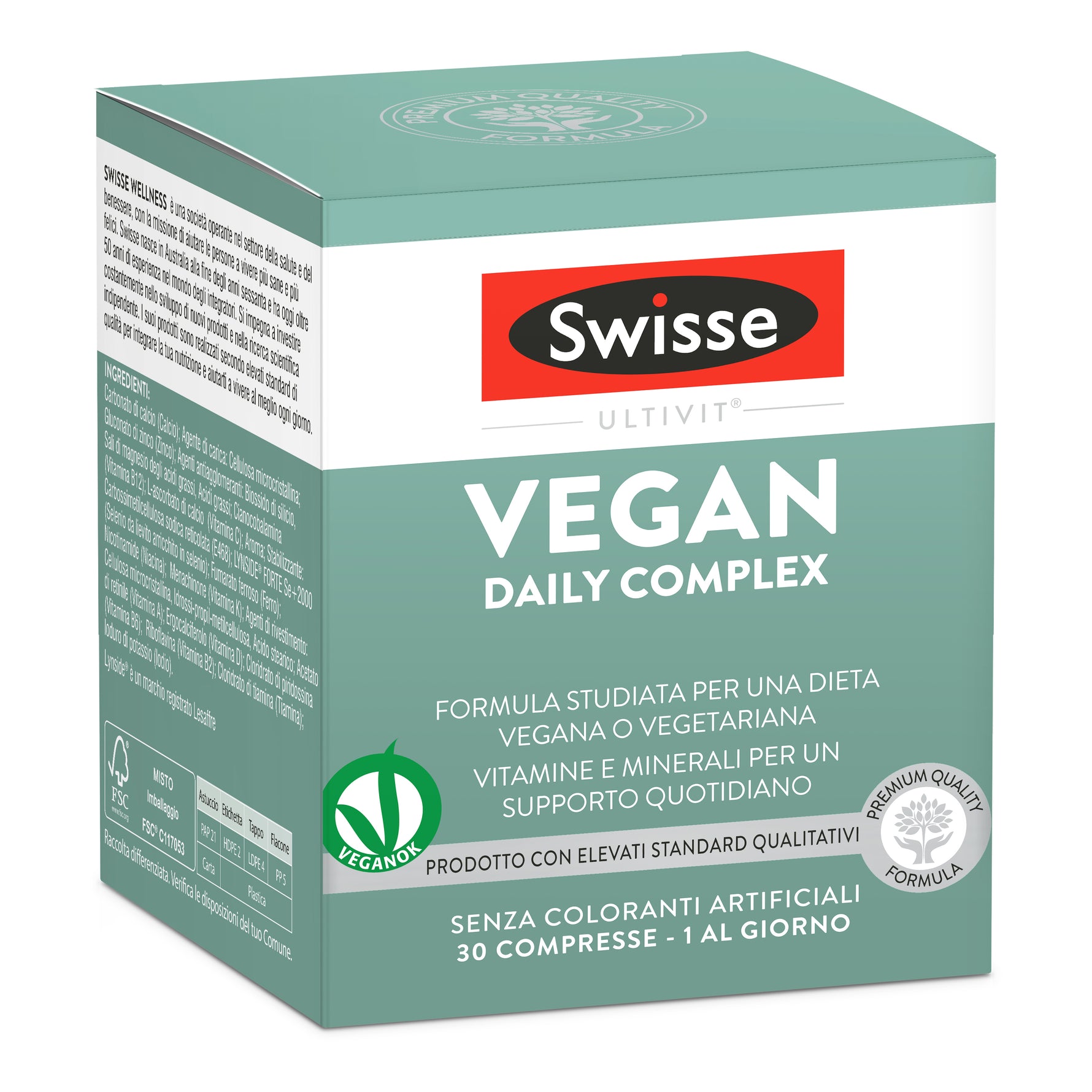 SWISSE VEGAN DAILY COMPL 30CPR
