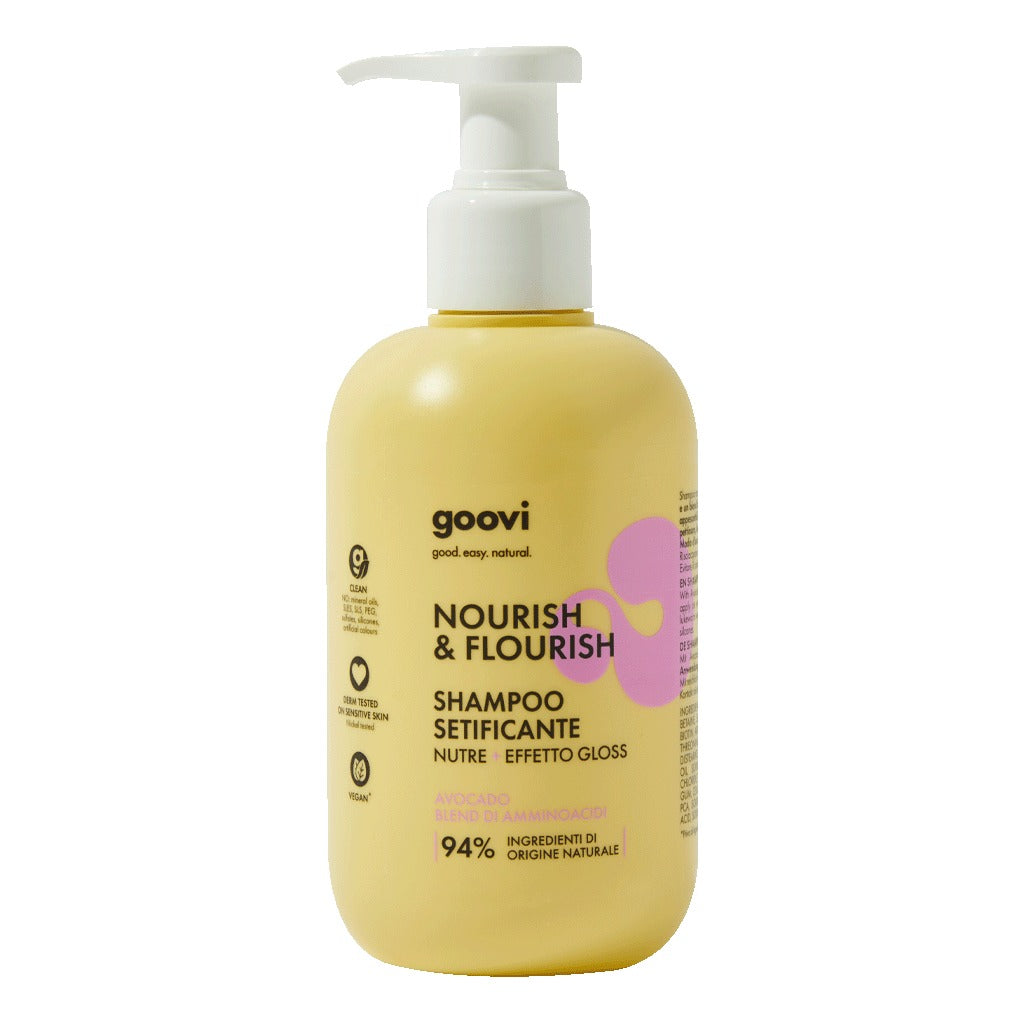 Goovi Nourish &amp; Flourish Shampoo Setificante 250ml

