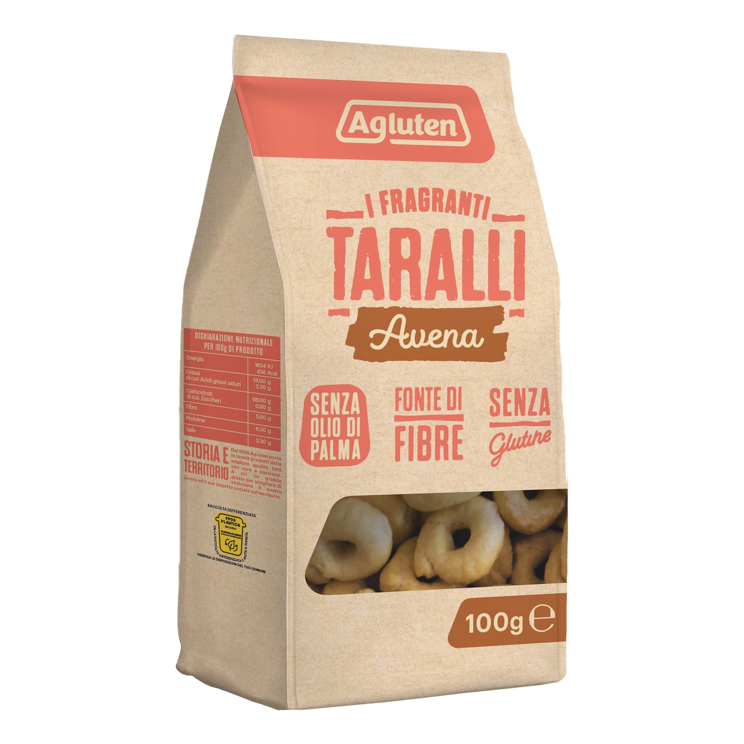 AGLUTEN TARALLI AVENA 100G