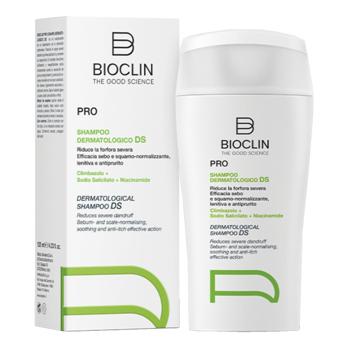 Bioclin PRO Shampoo Dermatologico DS | Forfora Severa e Seborrea | 125 ml