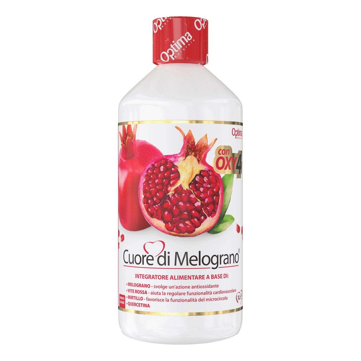 Cuore di Melograno | Integratore Oxy4 Antiossidante | 1000ml  