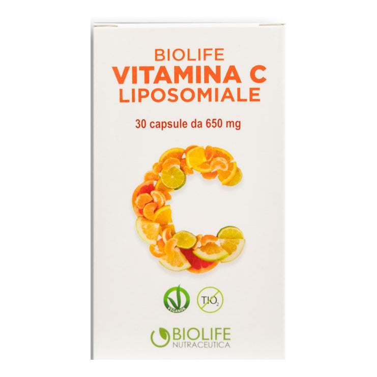 BIOLIFE VITAMINA C LIPOS 30CPS  
