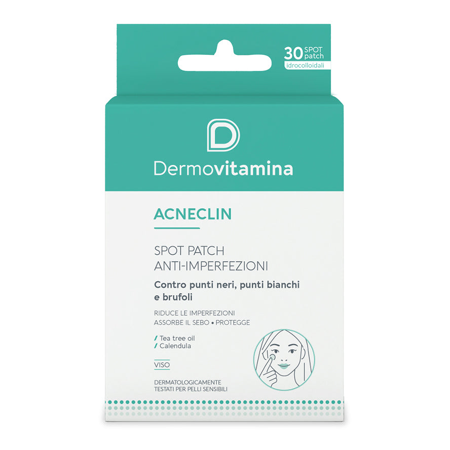 Dermovitamina Acneclin | Spot Patch Brufoli Idrocolloidali | 30 Cerotti

