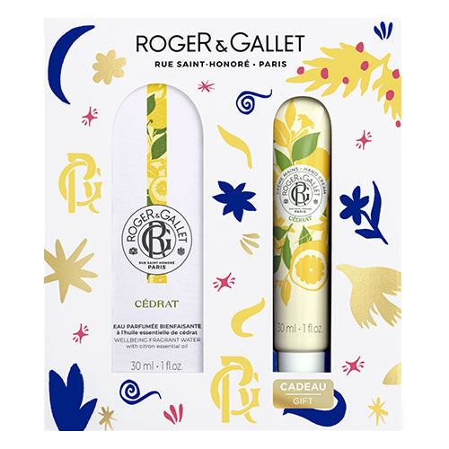 Roger&Gallet - Cofanetto Regalo Set Cédrat Con Acqua Profumata 30ml + Crema Mani 30ml  