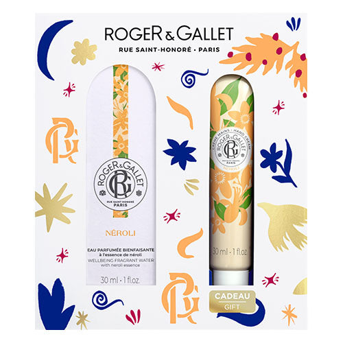 Roger&Gallet - Cofanetto Regalo Set Neroli Con Acqua Profumata 30ml + Crema Mani Di Benessere 30ml  