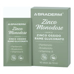 ZINCO MONODOSE 10STICK BRADERM  