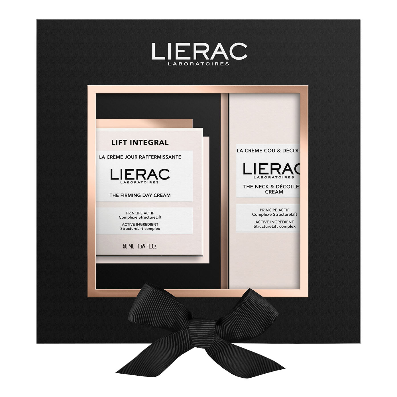 Lierac Lift Integral Cofanetto Idea Regalo Set Natale - Crema Giorno Rassodante 50ml + Crema Collo E Décolleté 50ml