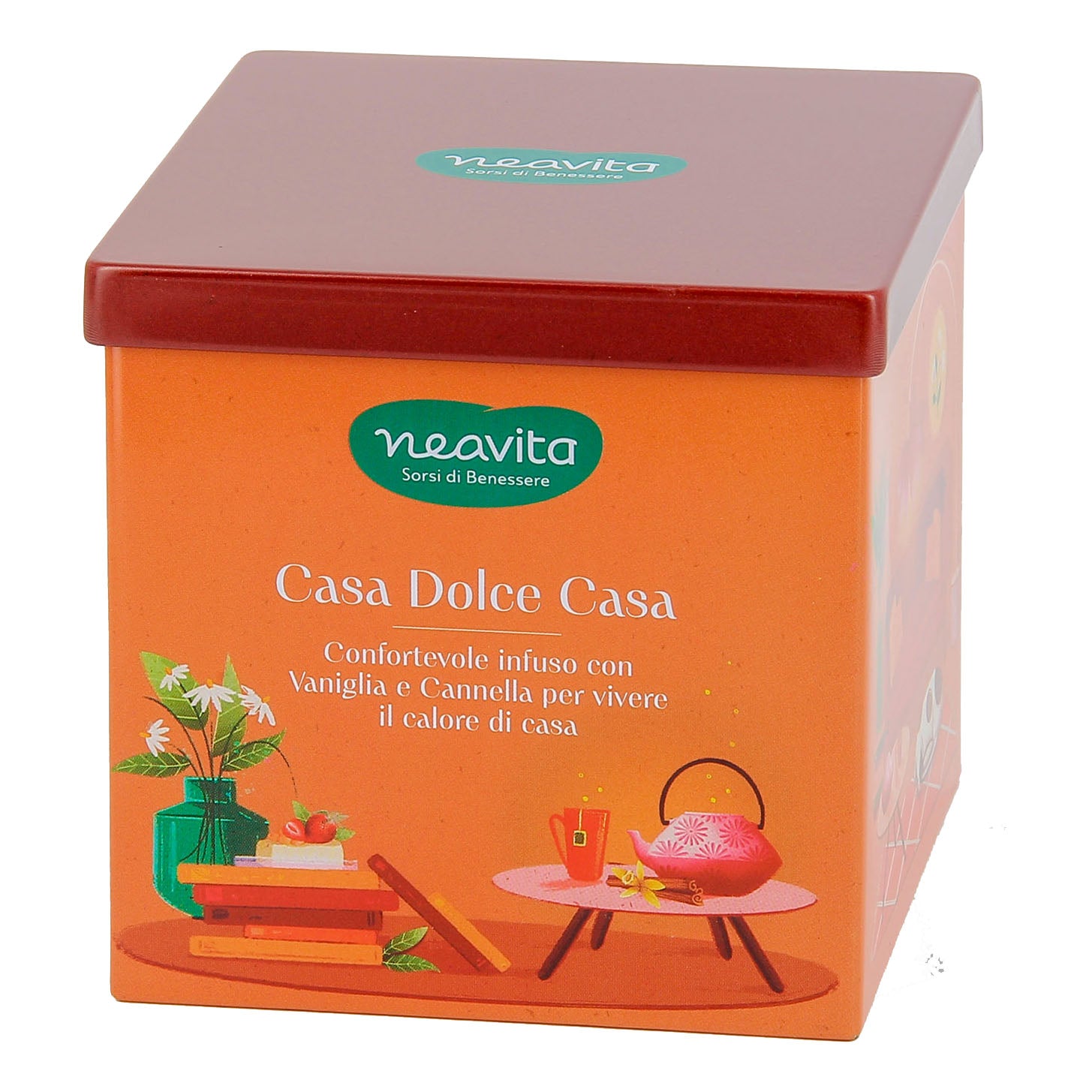 Neavita Infusi E Tisane Casa Dolce Casa In Square Tin 70g