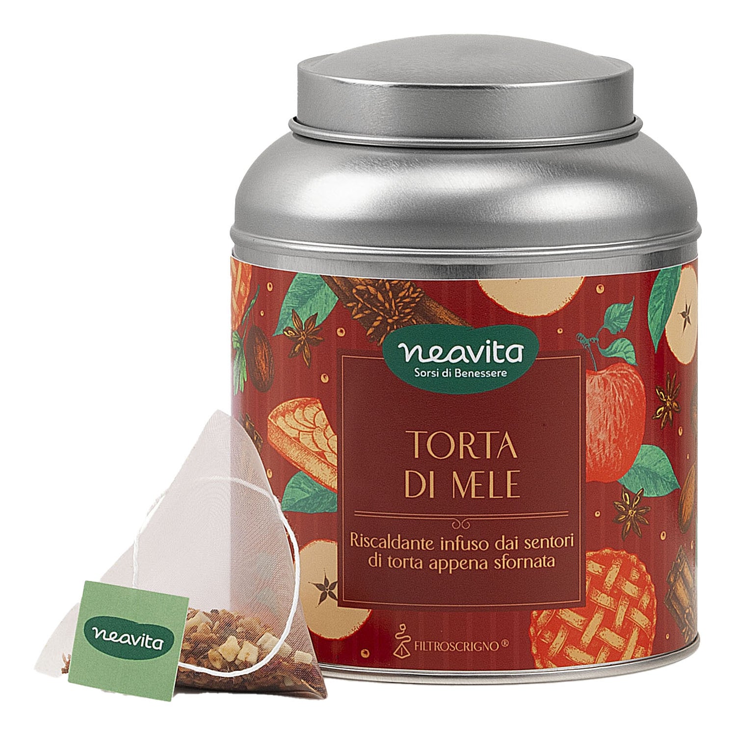 Neavita Infuso Torta Mele In Barattolino 15 Filtroscrigno