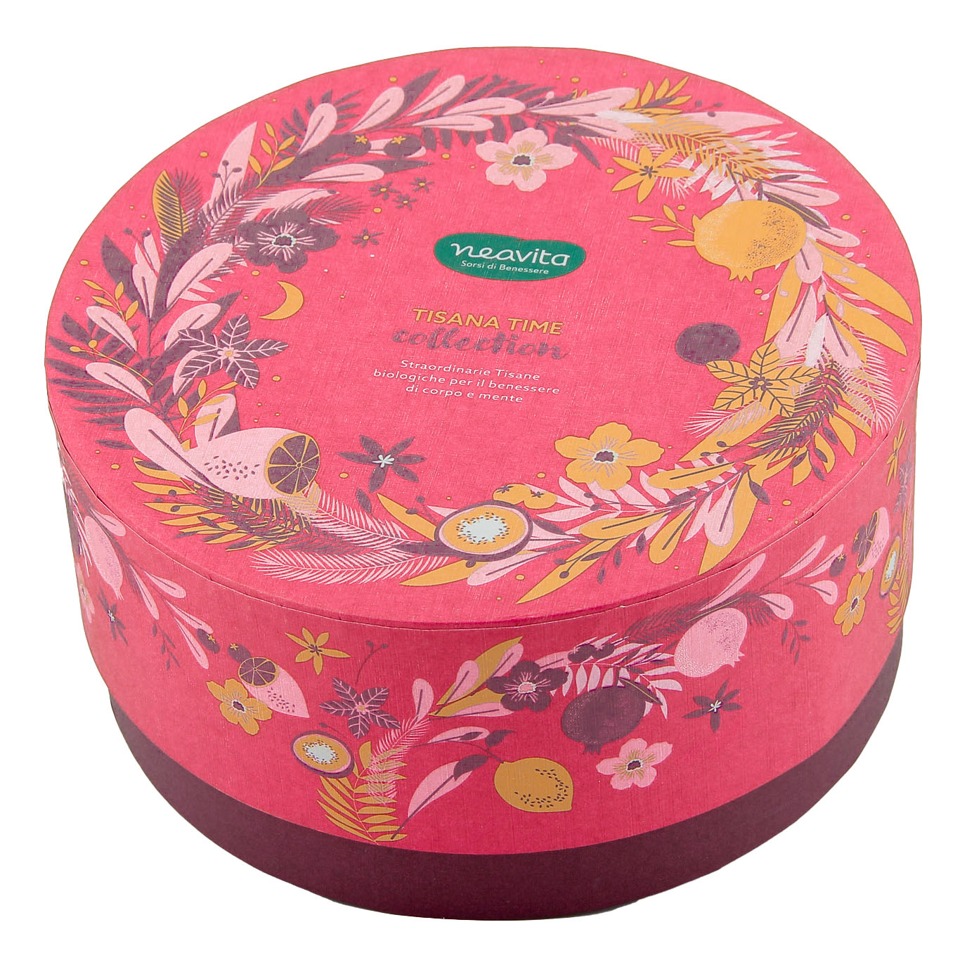 Neavita Cofanetto Tondo Rosa Tisana Bio Time Collection 40 Filtri Bio