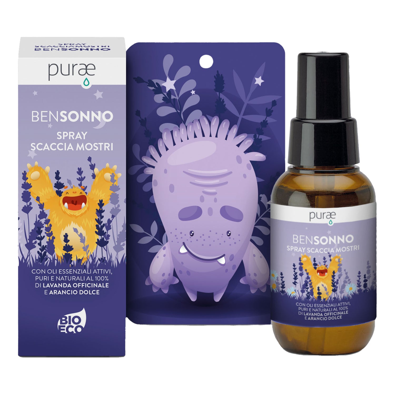 Purae Spray BenSonno Scaccia Mostri 70ml