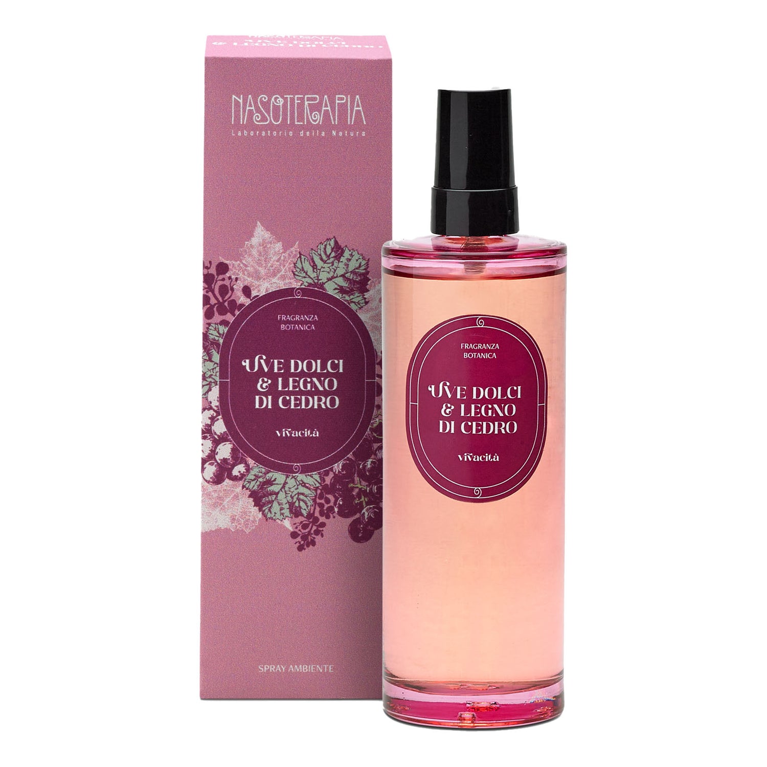 Nasoterapia Spray Ambiente E Tessuti Uve Dolci E Legno Di Cedro 100ml