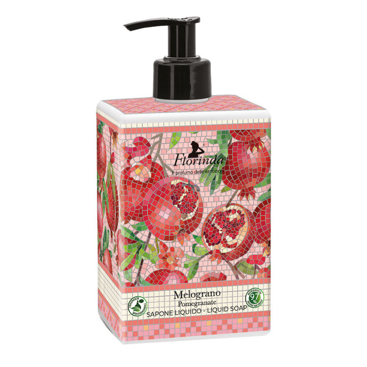 Florinda Melograno | Sapone Liquido Mosaici Italiani | 500 ml  
