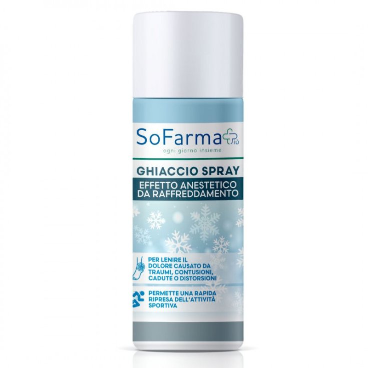 SoFarmaPiù Ghiaccio Spray | Sollievo Traumi e Contusioni | 200 ml